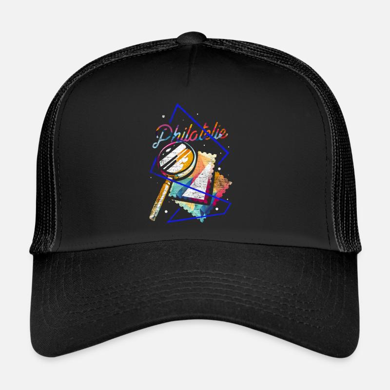 Philatelie Polygon Geschenk Trucker Cap