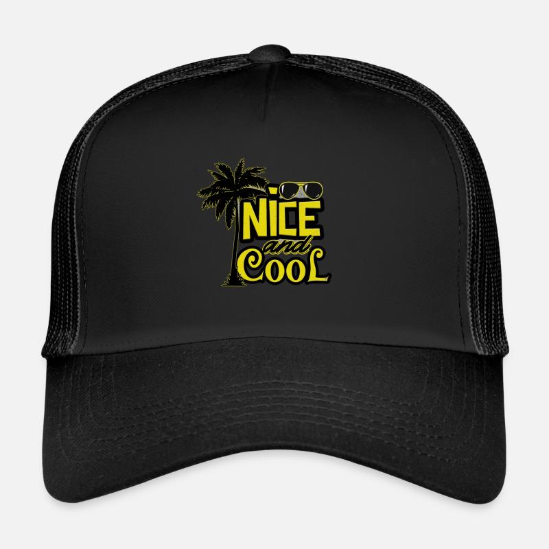 Nice and cool summer sunglasses - Trucker Cap - black/black