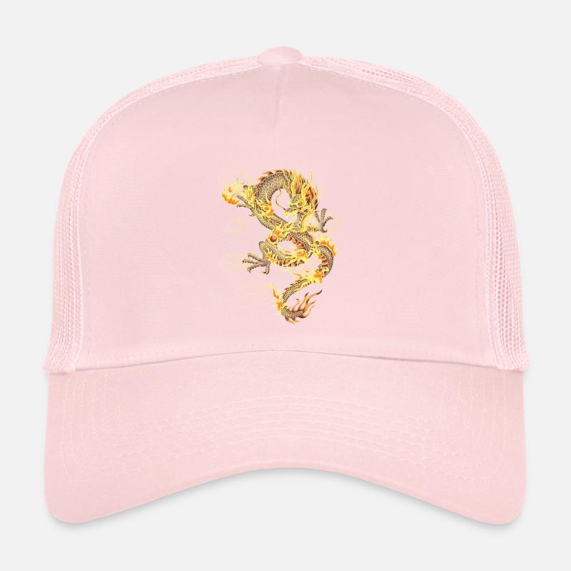 Dragon chinois symbole de puissance et de force Casquette trucker 