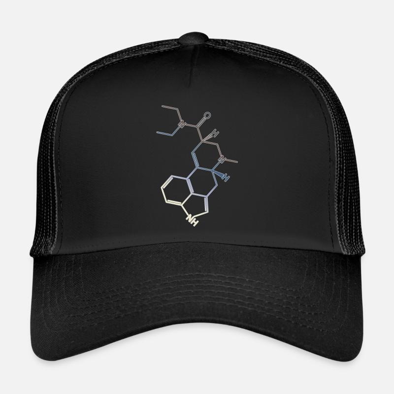 LSD Structural Formula Molecule A. Hofmann Bicycle Day Trucker Cap