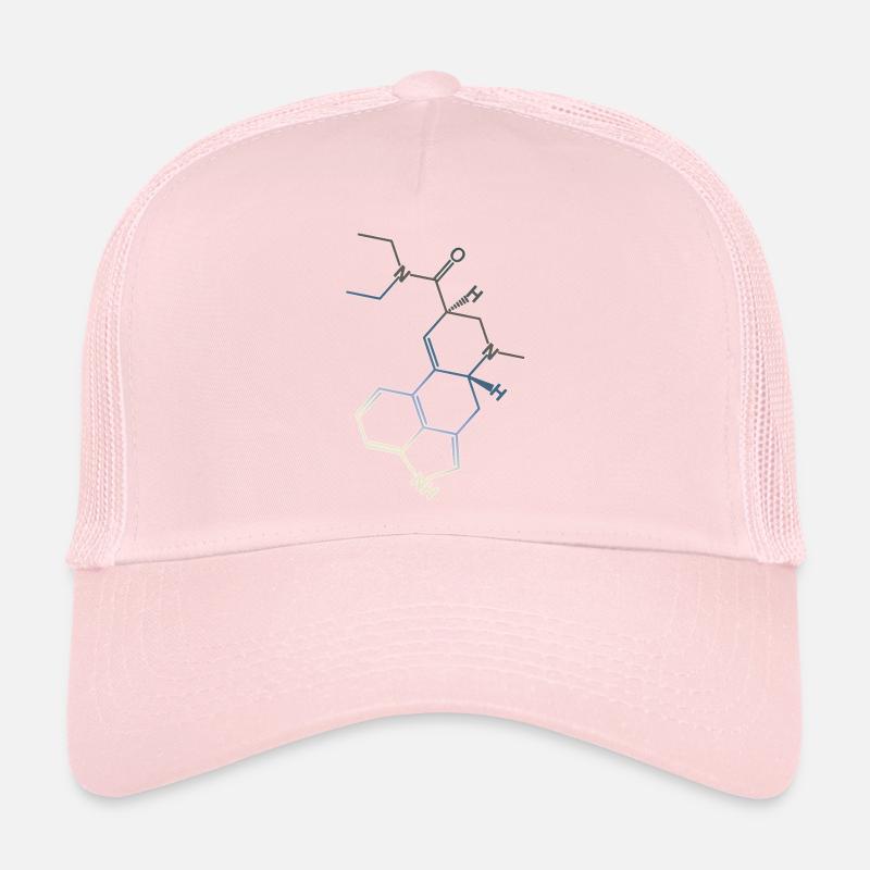 LSD Strukturformel Molekül A. Hofmann Bicycle Day Trucker Cap