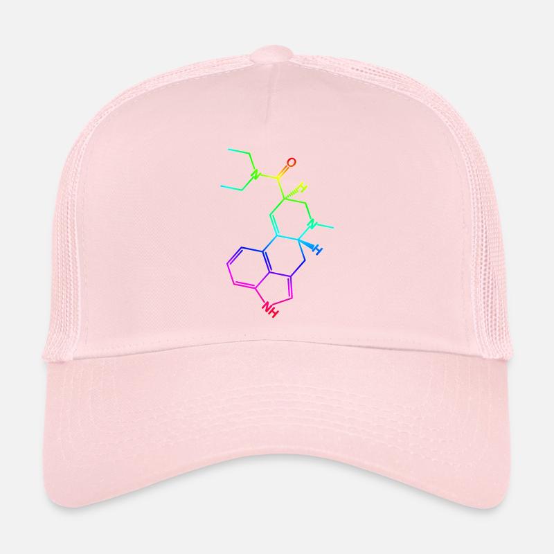LSD Strukturformel Molekül A. Hofmann Bicycle Day Trucker Cap