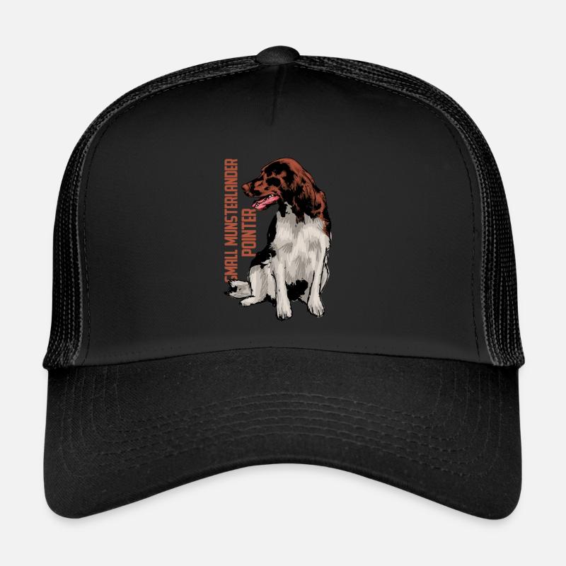 Kleiner Münsterländer - Trucker Cap - Schwarz/Schwarz