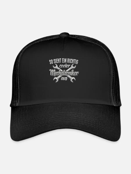 Mechatroniker Mechatronik - Trucker Cap - Schwarz/Schwarz
