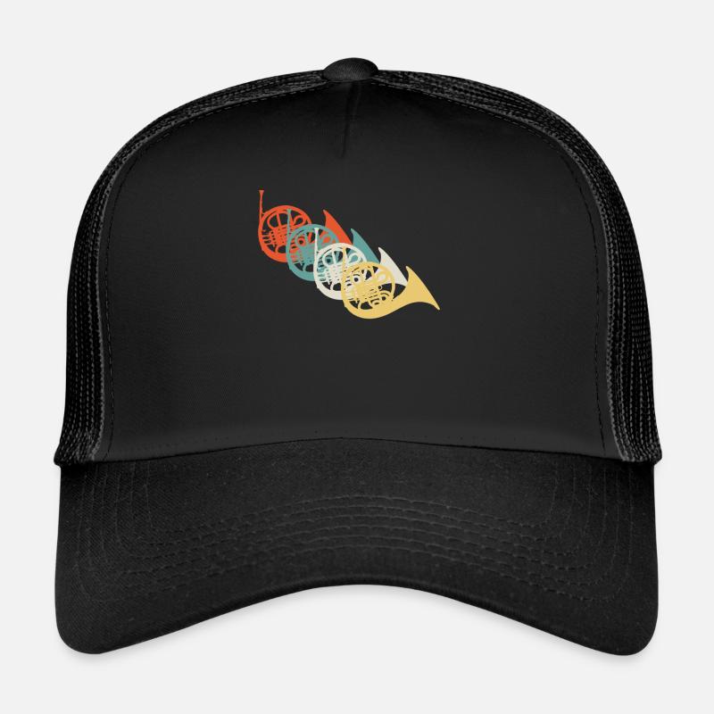 Horn - Trucker Cap - Schwarz/Schwarz