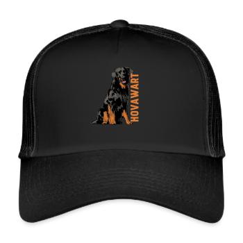 Hovawart - Trucker Cap - Schwarz/Schwarz - Vorne