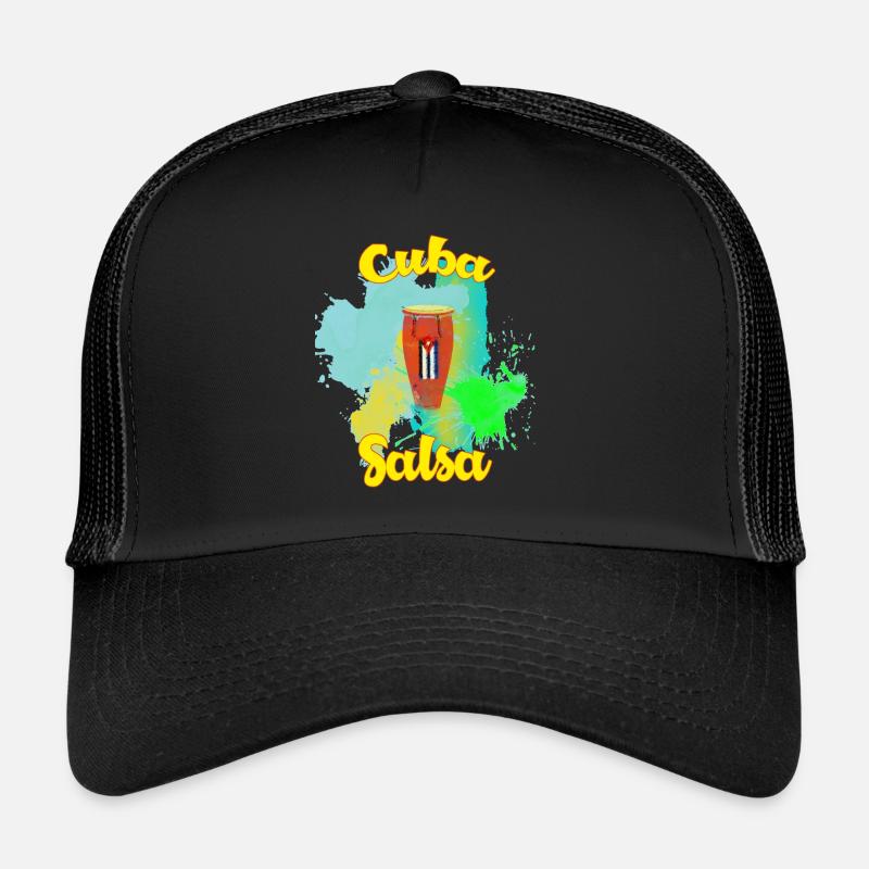 Cuba Salsa Musique Danse Cadeau Casquette trucker 