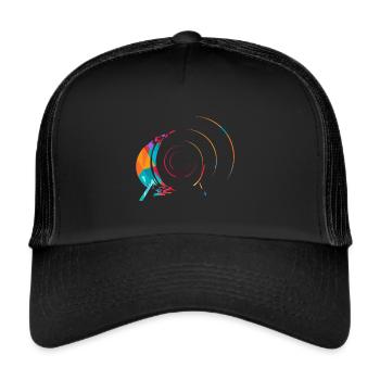 Drum n Bass - Trucker Cap - black/black - Front