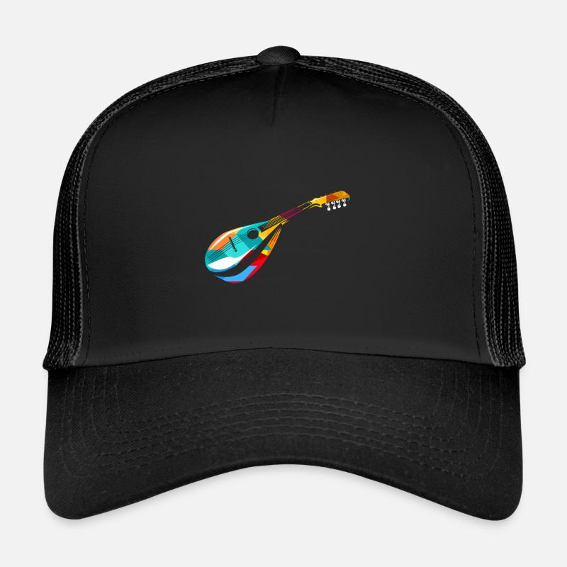 Mandoline - Trucker Cap - Schwarz/Schwarz