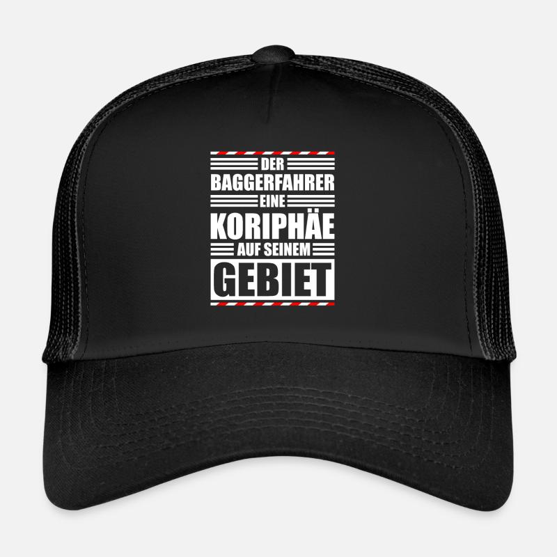 Excavator driver construction site Trucker Cap