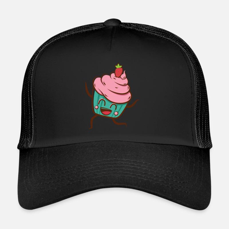 Cupcake - Trucker Cap - Schwarz/Schwarz