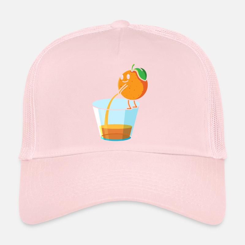 Peeing orange, fruit orange juice fruit Trucker Cap