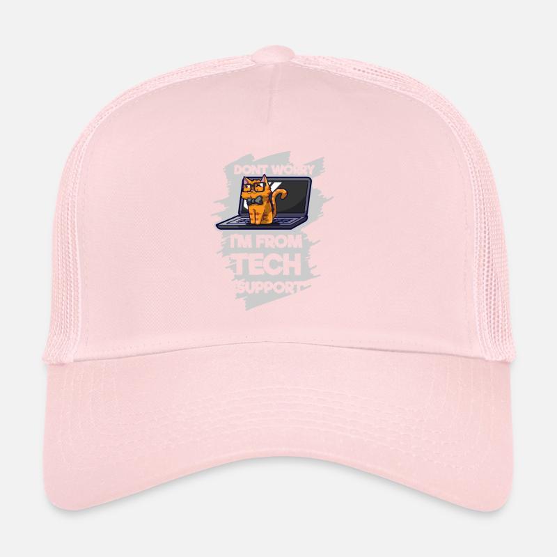 Programming Cat Tech Support Trucker Cap