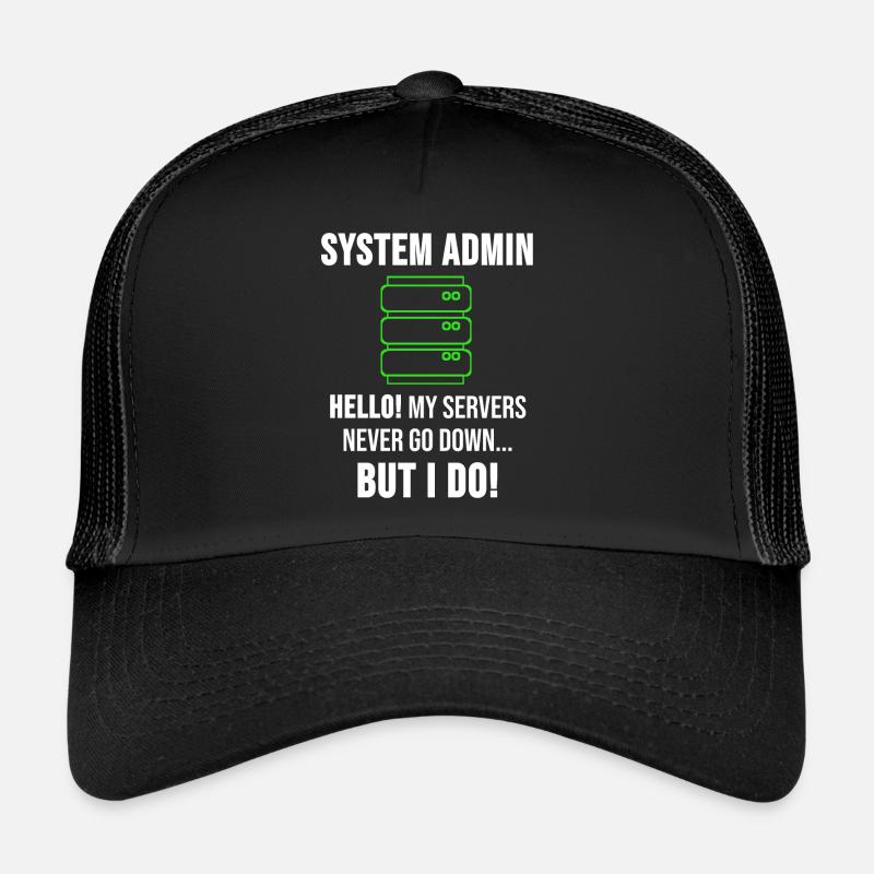 Cadeau d'administrateur administrateur système Casquette trucker 