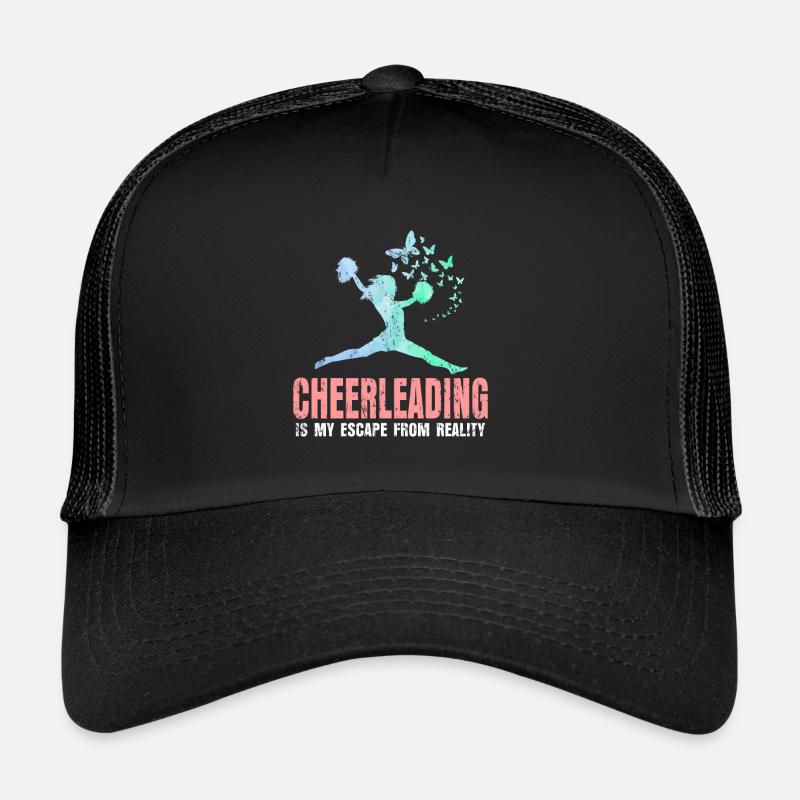 Cheerleading - Trucker Cap - Schwarz/Schwarz
