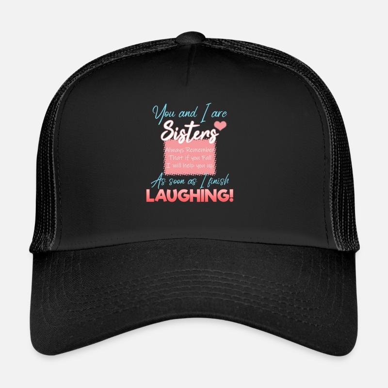 Beste Freundin - Trucker Cap - Schwarz/Schwarz