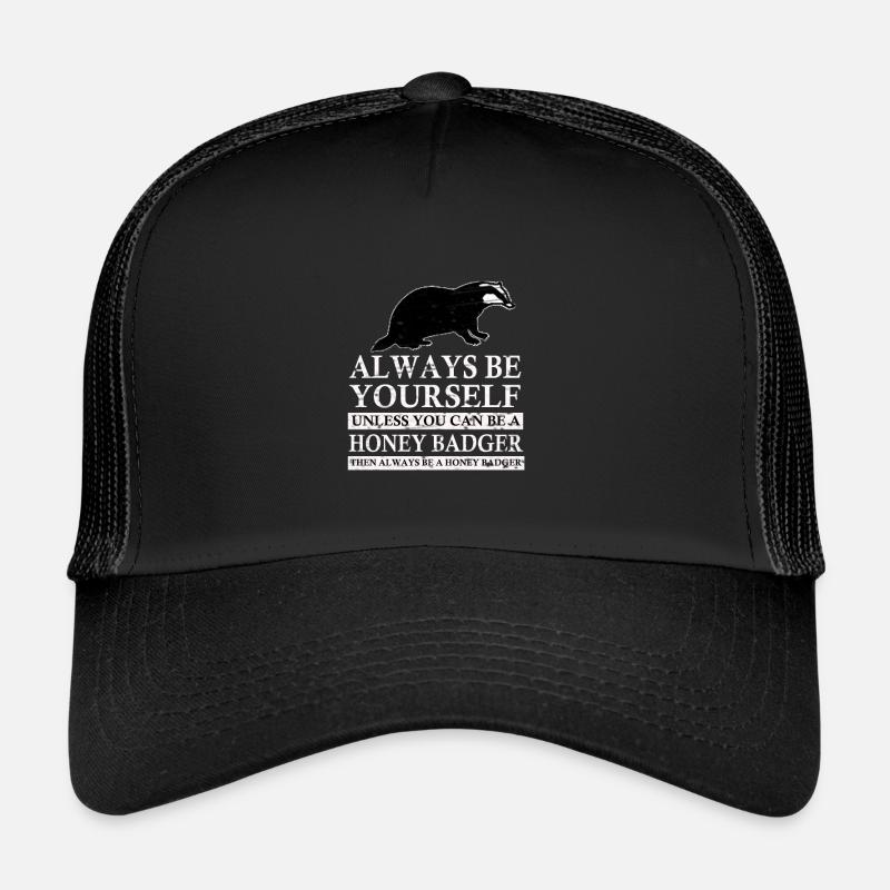 Honey Badger Honey Badger Forest Wildlife Trucker Cap