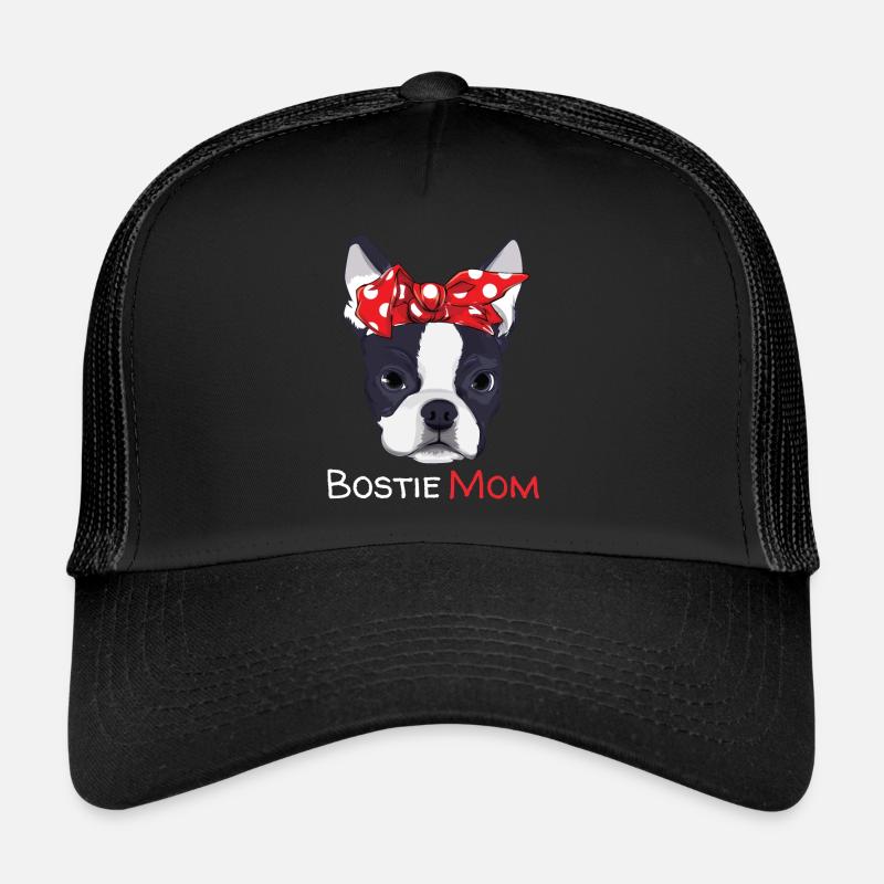 Boston Terrier Mama Bostie Frauen Mädchen Trucker Cap