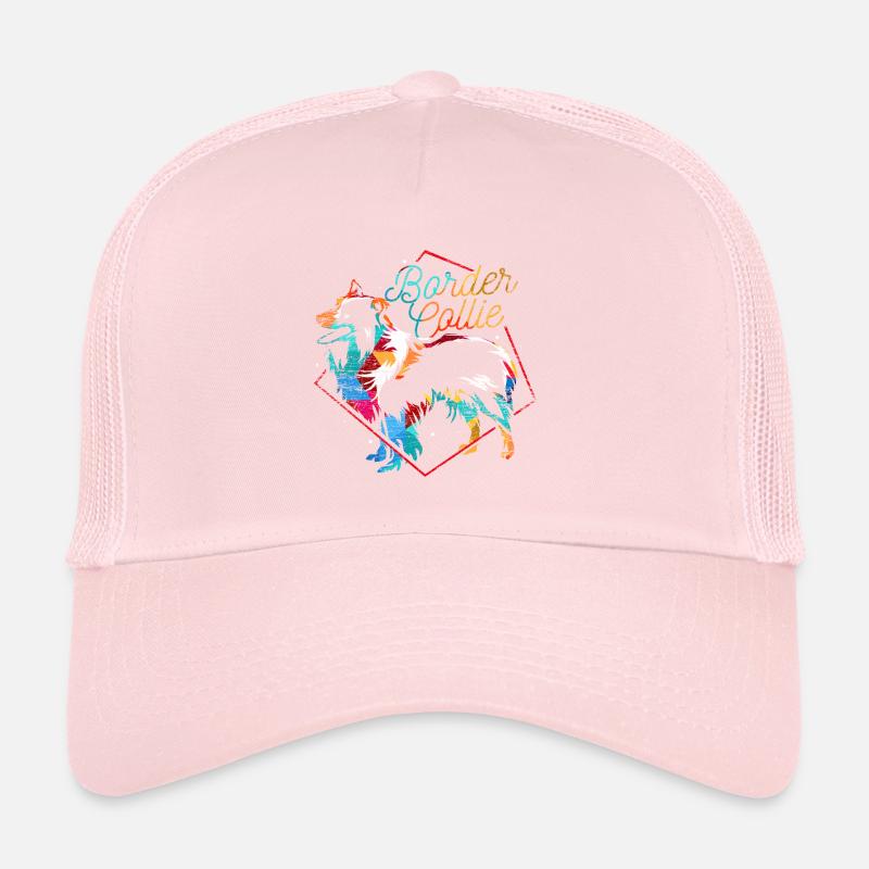 Polygone de border collie Casquette trucker 
