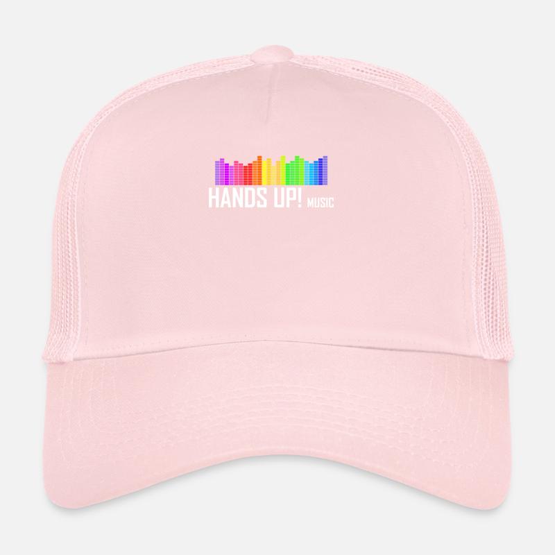 Hands Up Music Dancecore Techno Gift Festival Trucker Cap