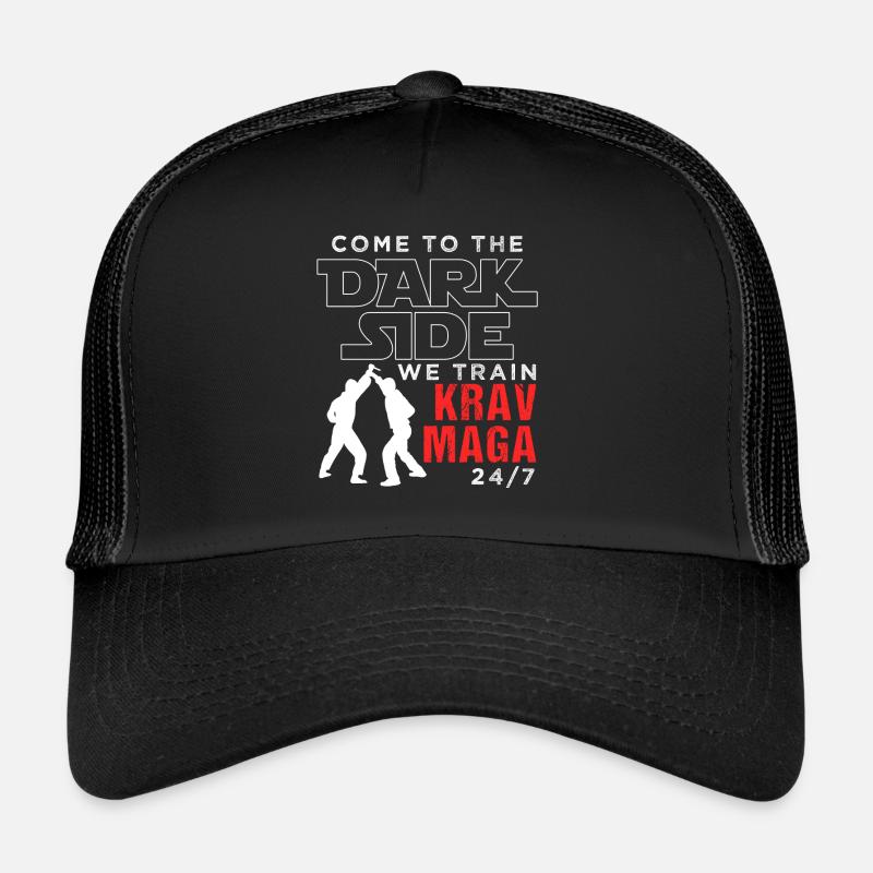 Krav Maga - Casquette trucker  - noir/noir