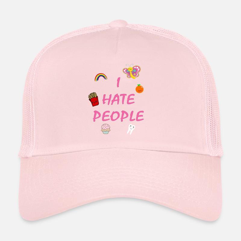 I hate people Casquette trucker 