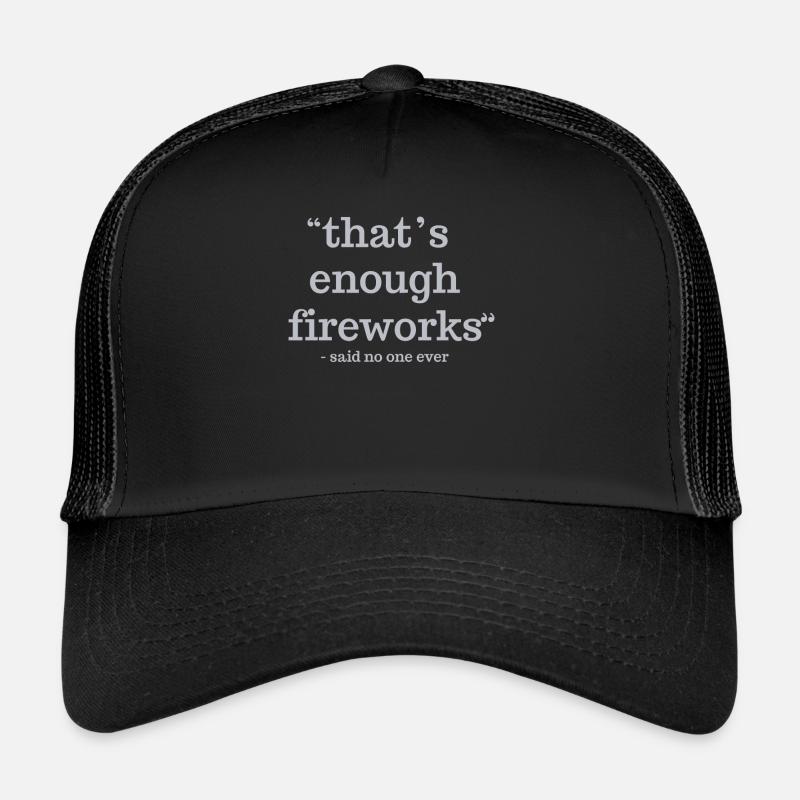 Fireworks Trucker Cap
