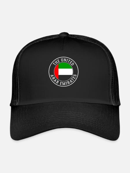 Arab Emirates - Trucker Cap - black/black - Front
