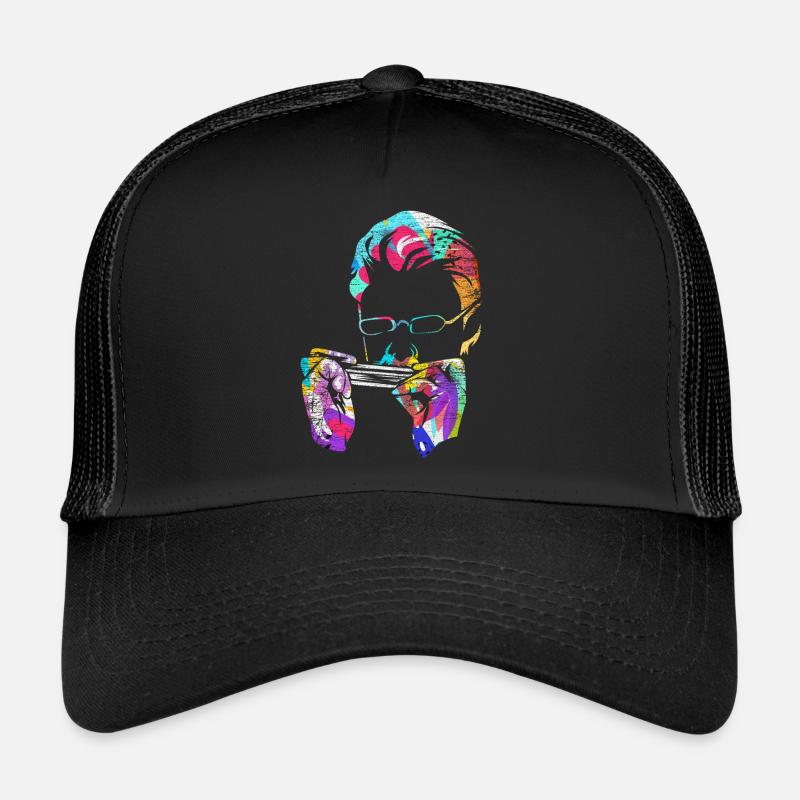 harmonica - Trucker Cap - black/black