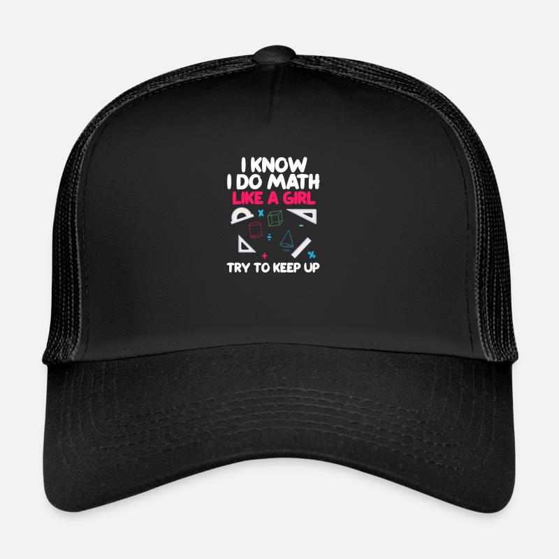 Mathe - Trucker Cap - Schwarz/Schwarz