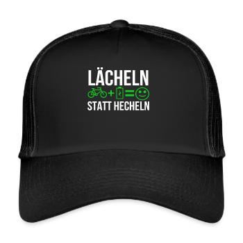 E-Bike - Trucker Cap - Schwarz/Schwarz - Vorne
