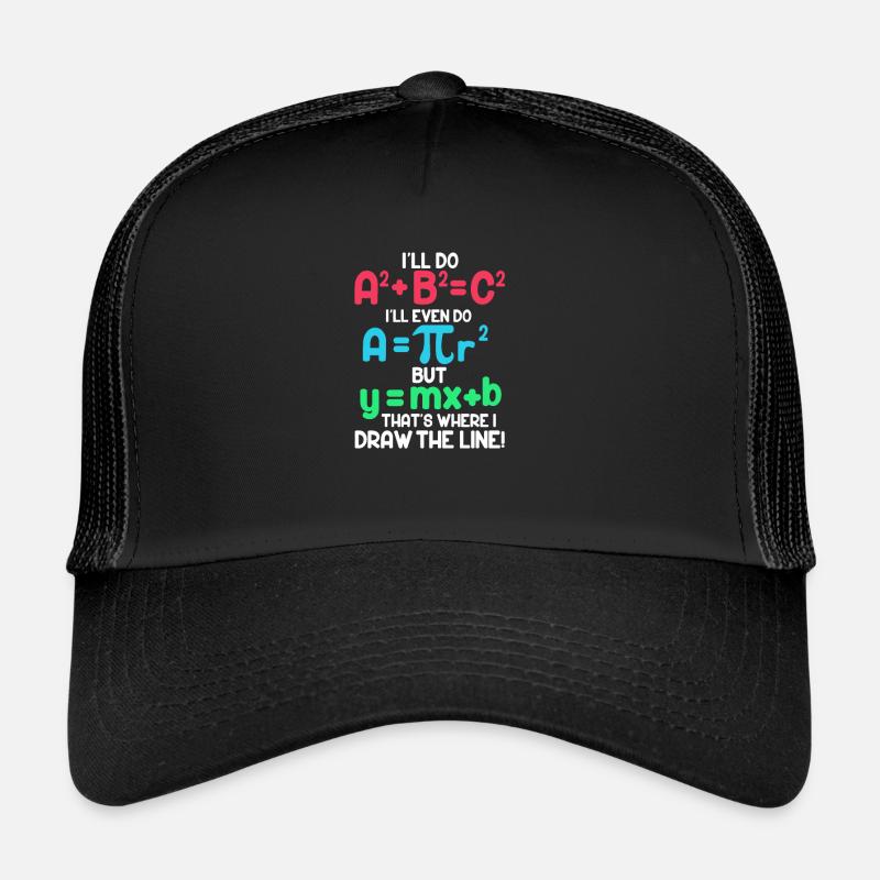 Mathe - Trucker Cap - Schwarz/Schwarz