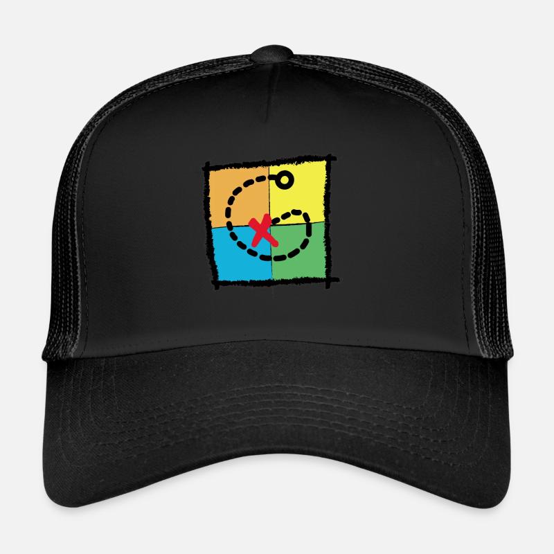 GEOCATCHER Carte au trésor GEOCACHING Casquette trucker 