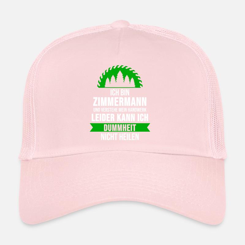 Zimmermann Carpenter Carpentry Saying Gift Trucker Cap