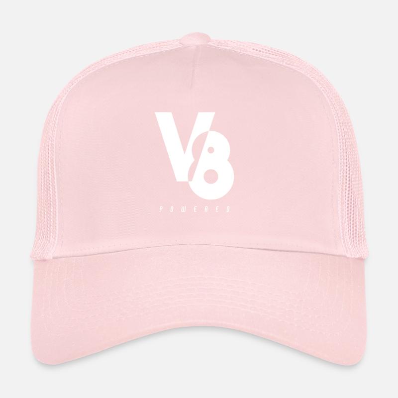 V8 Motor Engine Powered Trucker Cap