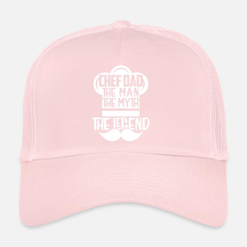 Chef Dad Cooking Kitchen Gift Trucker Cap