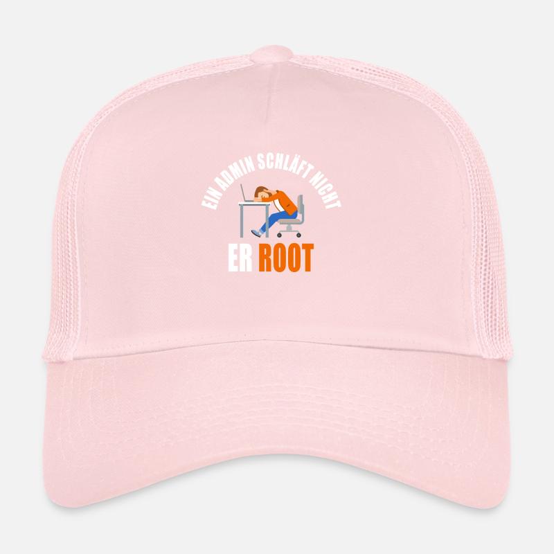 Ein Admin Schläft nicht er Root - Administrator Trucker Cap