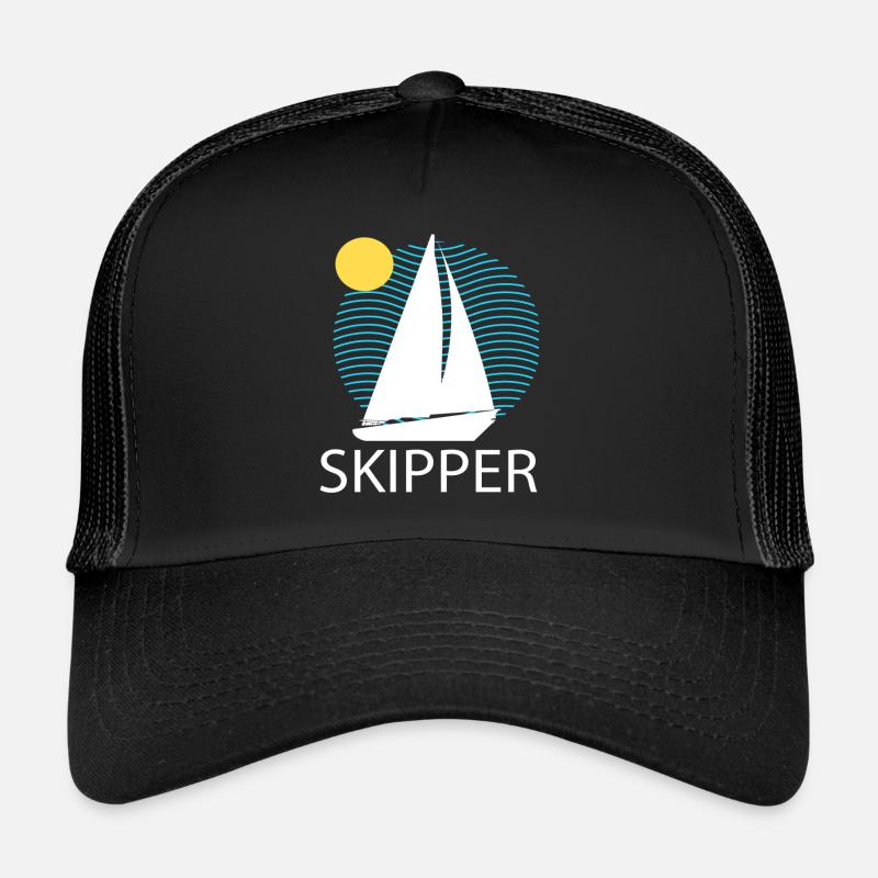 Boot - Trucker Cap - Schwarz/Schwarz