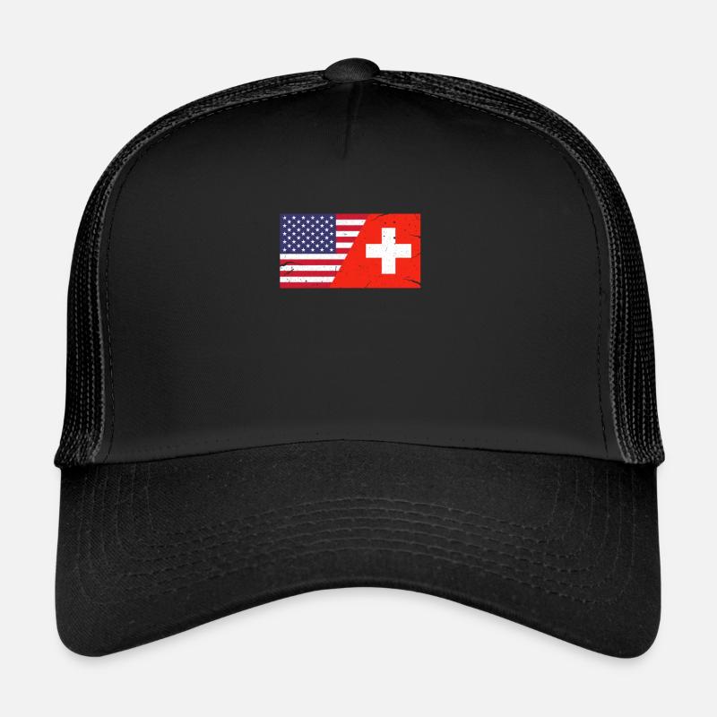 Suisse Amerique Casquette trucker 