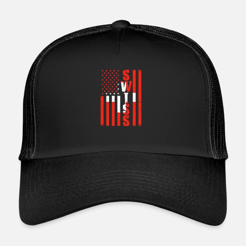 Suisse Amerique Casquette trucker 