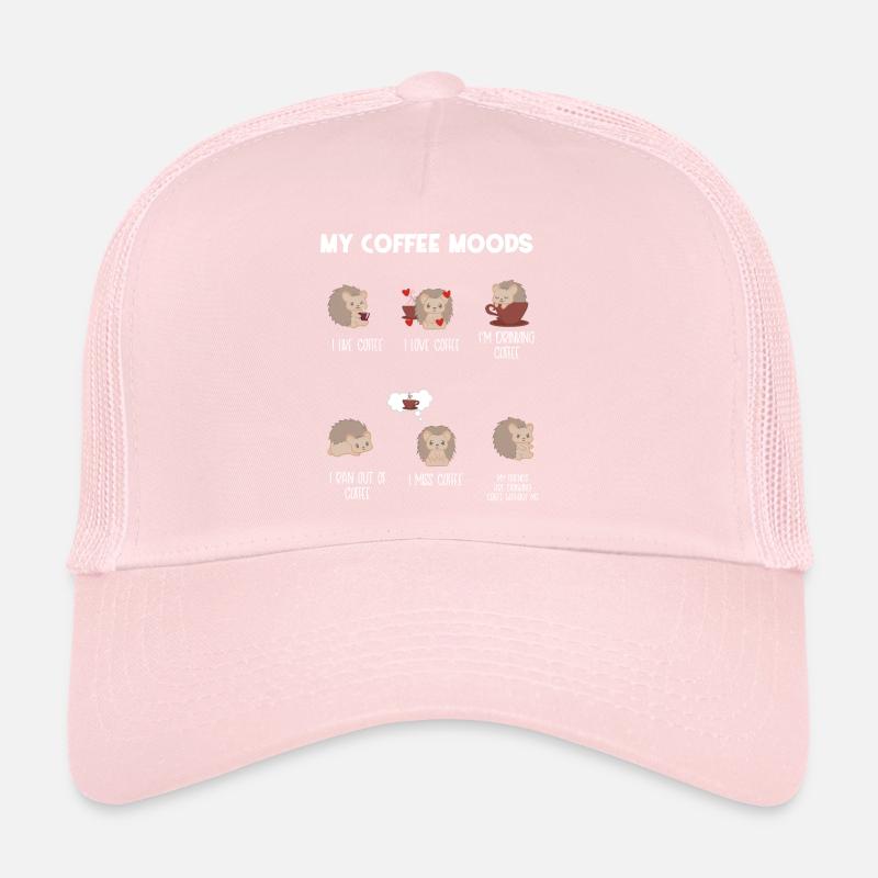 Hérisson - Arbnora - Igelfan - café - buveur de café Casquette trucker 
