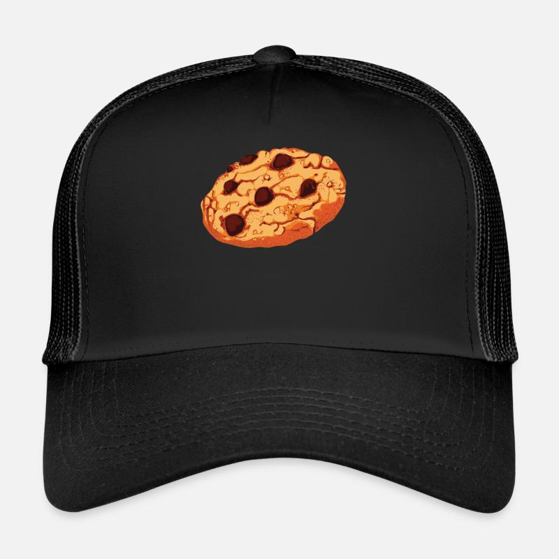 Chocolate Chip Cookie graphic Giant Cookie Trucker Cap