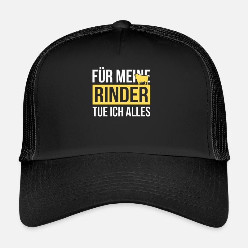 Rinder Rinderstall Rind Trucker Cap