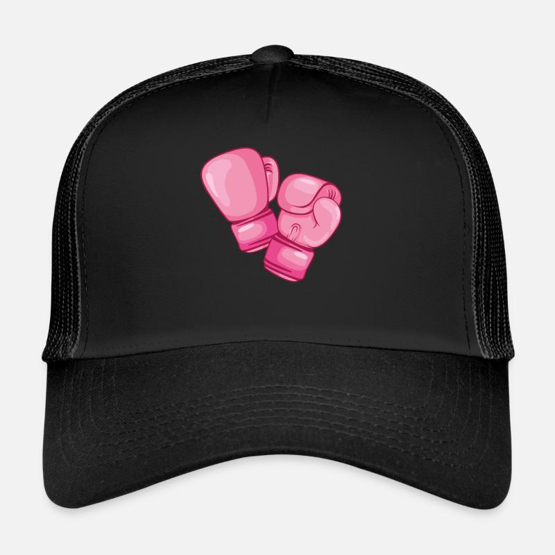 Boxe Combat de poing rose boxe punch cadeau Casquette trucker 