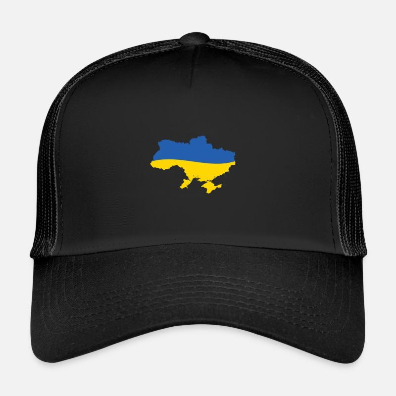 Ukraine - Trucker Cap - black/black