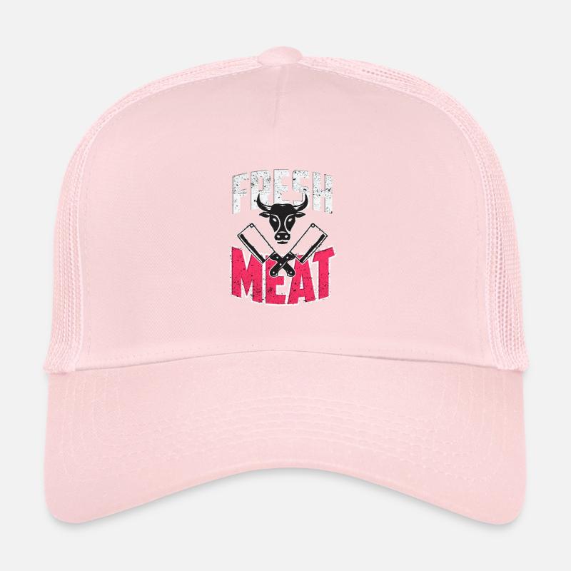 Cadeau d'occupation de boucher Casquette trucker 