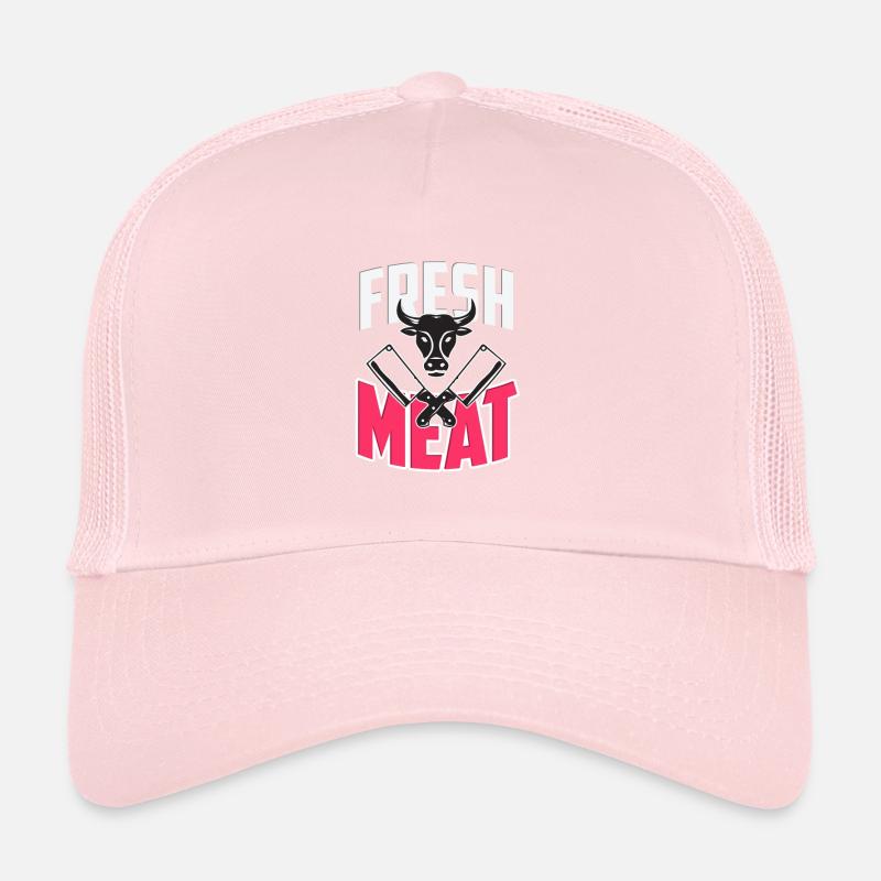 Cadeau d'occupation de boucher Casquette trucker 