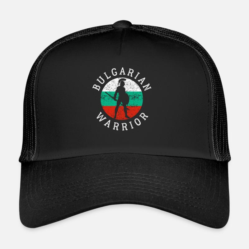 Bulgarien - Trucker Cap - Schwarz/Schwarz