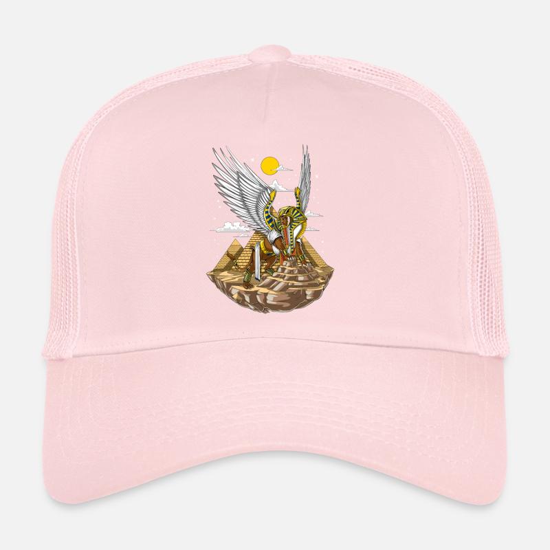 Ägyptischer Pyramiden-Sphinx-Pharao-Gott Trucker Cap