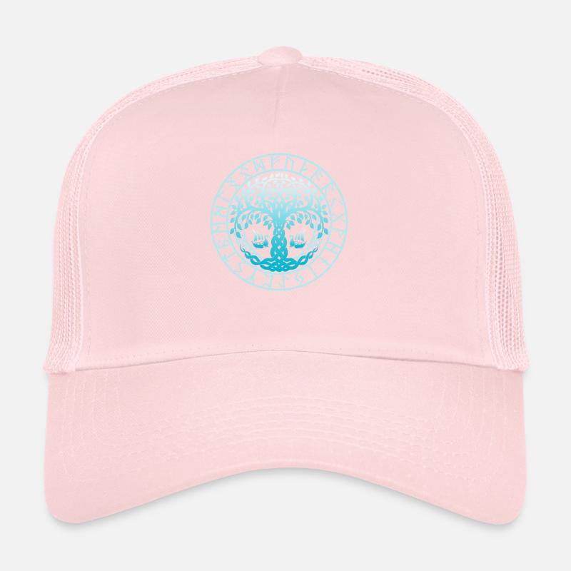 Yggdrasil Baum des Lebens im Runenkreis Trucker Cap